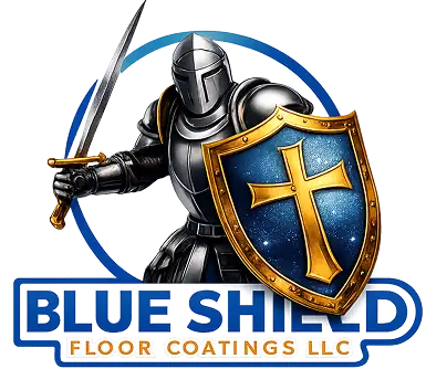 Blue Shield Floor Coatings LLC Logo Blue Shield Floor Coatings OKC