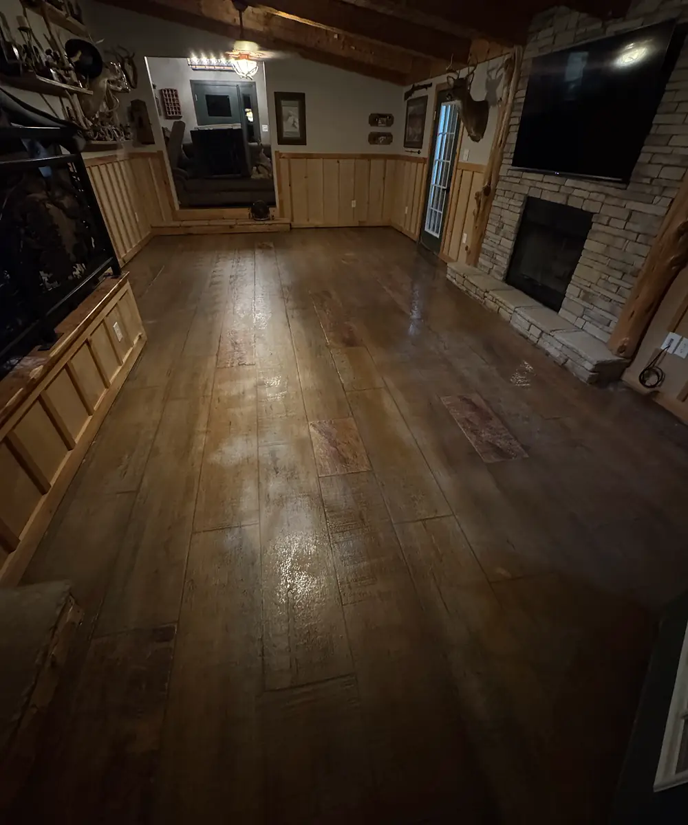 Decorative Wooden Floors OKC Blue Shield Floor Coatings OKC