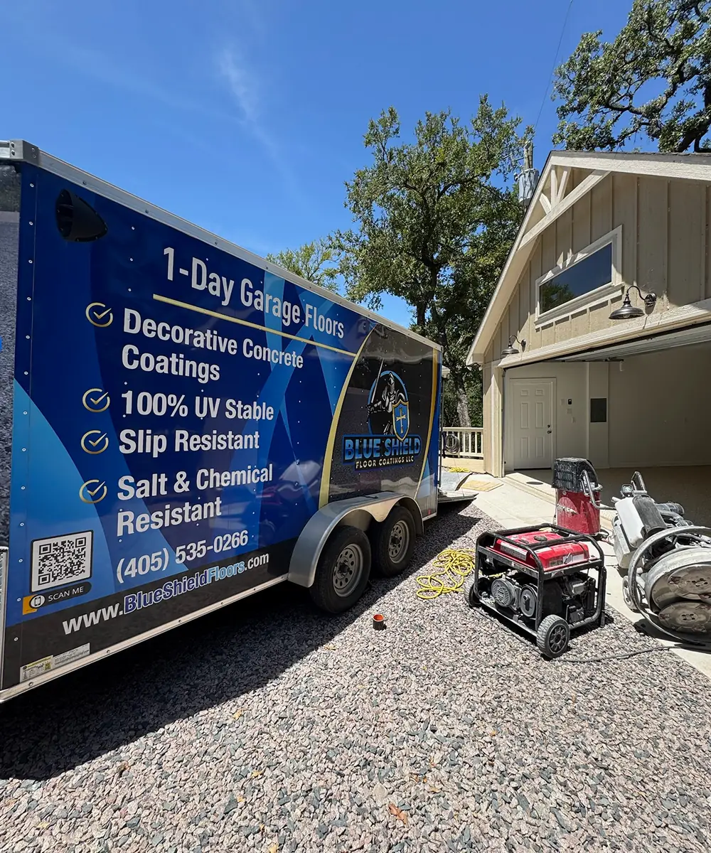 Free Floor Coating And Refurbish Estimate Blue Shield Floor Coatings OKC