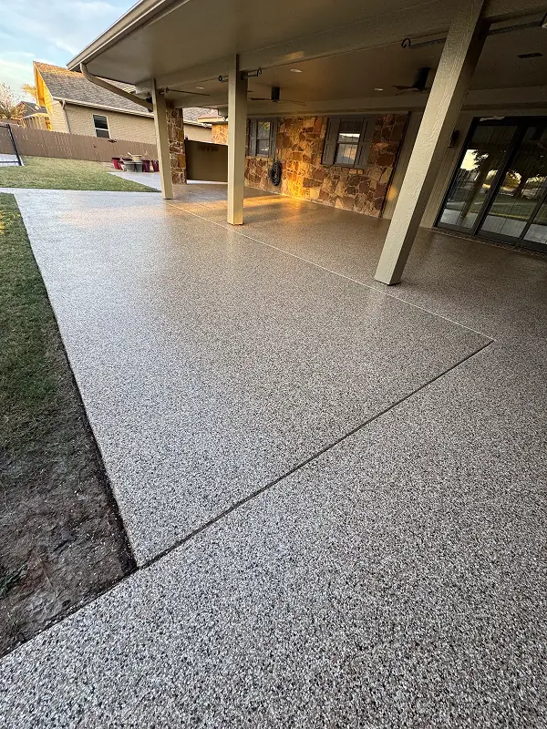 Patio Or Porch Flooring Services Blue Shield Floor Coatings OKC