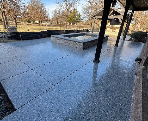Polyurea Flake Floors Pool Flooring Pool Decks Blue Shield Floor Coatings OKC