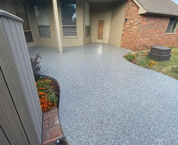 Polyurea Flake Floors Blue Shield Blue Shield Floor Coatings OKC