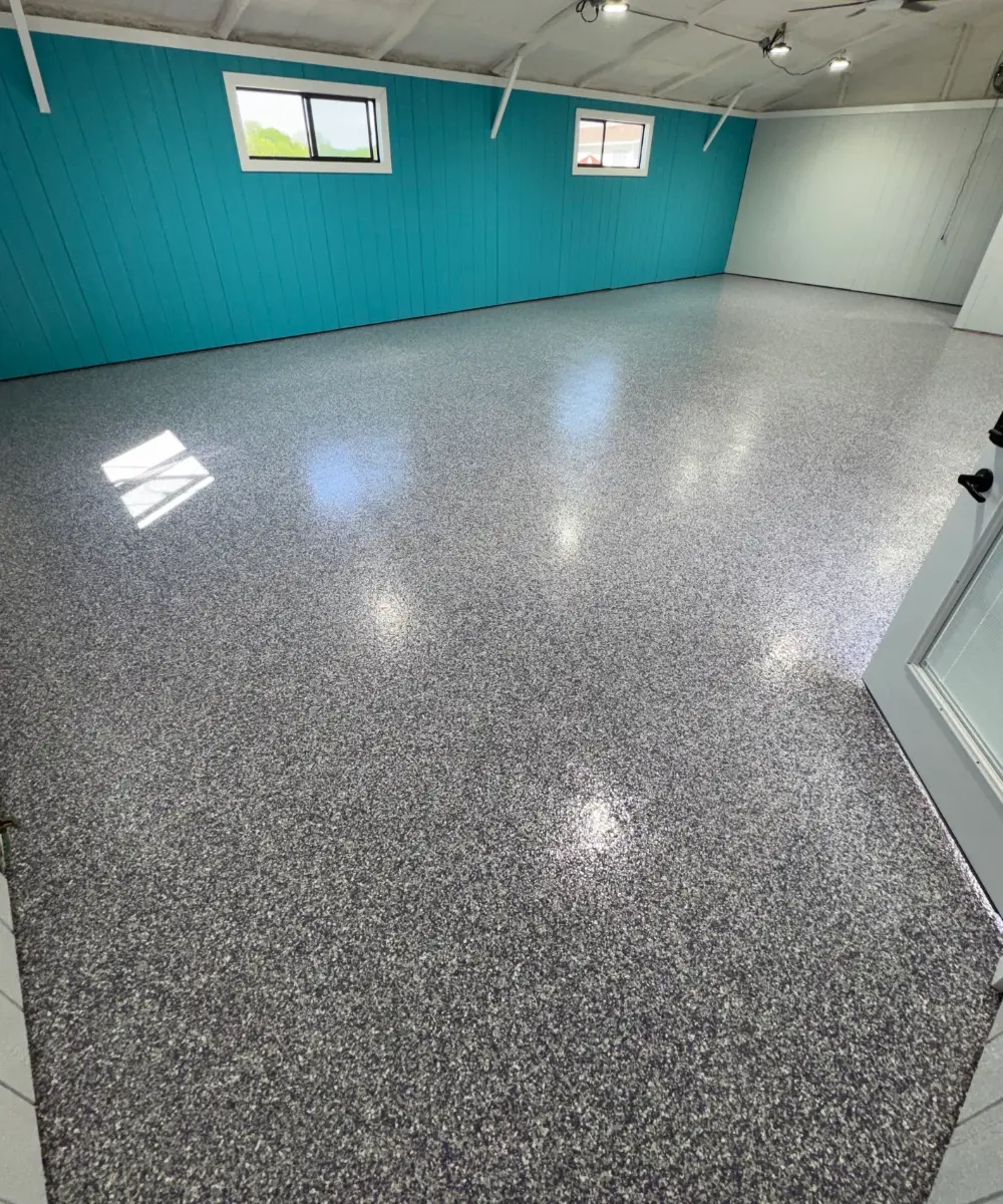 Garage Flake Flooring OKC Blue Shield Floor Coatings OKC